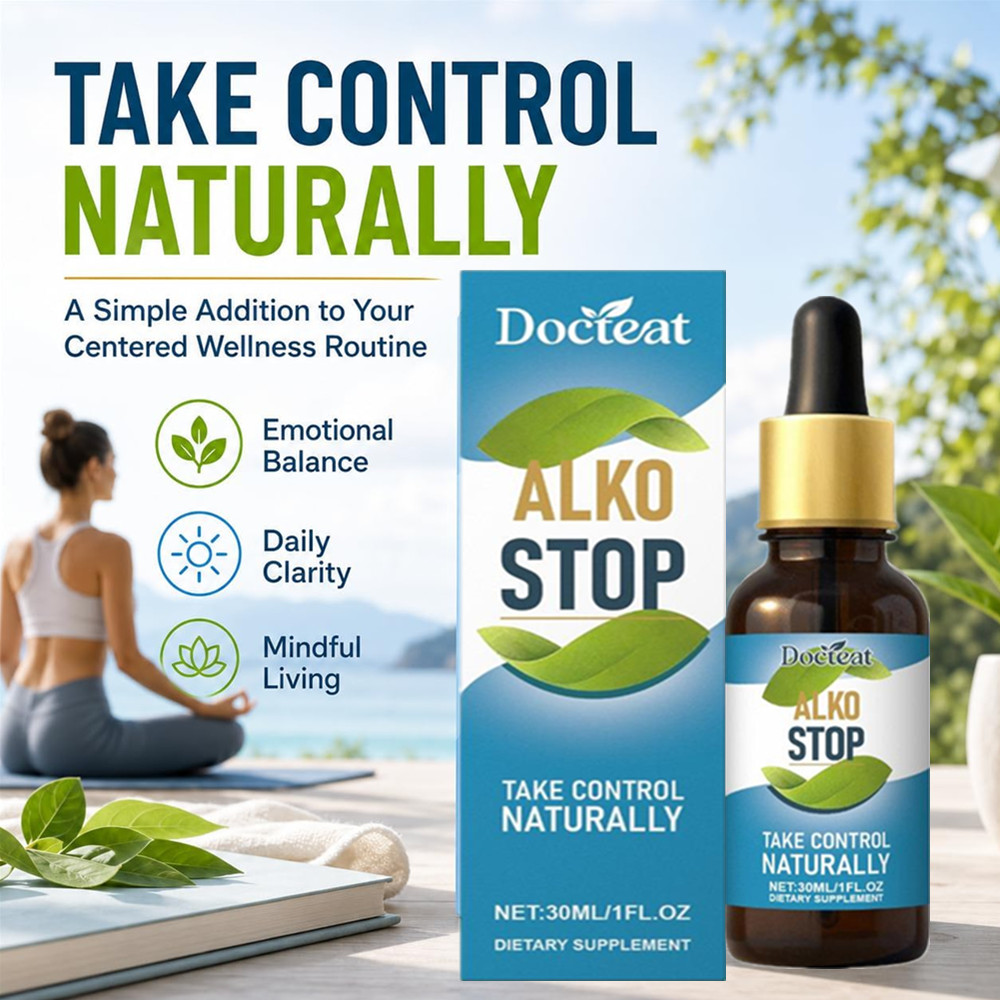 Wellness Herbal Essence - 1-10X ALKO STOP Kräuter-Balance-Tropfen Natürliche Botanische